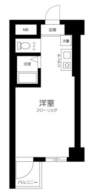 ディアシティ赤坂東館の間取り画像