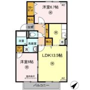 ヴィラ西福原C棟の間取り画像