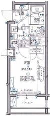 パレステュディオ新宿御苑駅前の間取り画像