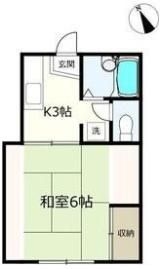 デーリーハイツDの間取り画像