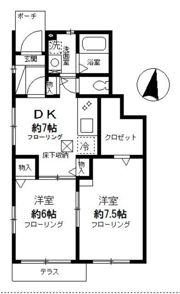 サニーヒルヒバリⅦの間取り画像