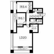 グランパークハイツの間取り画像