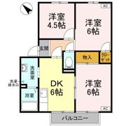 アゼリアパークハウス F棟の間取り画像