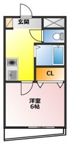 ヴィラオオクボの間取り画像