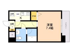 ピュアドームグレース博多の間取り画像