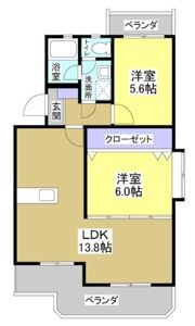 マンションアカンサスIの間取り画像