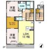 D-ROOM西多賀Ⅲの間取り画像