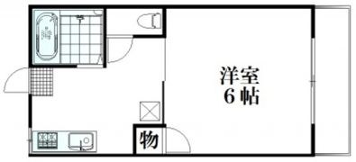 コーポ本水の間取り画像