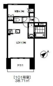 田園調布レジデンスの間取り画像