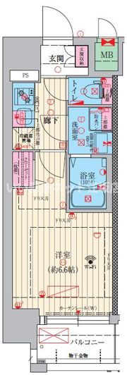 ファーストフィオーレ三国Ⅱの間取り画像