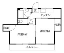 コーポ若藤の間取り画像