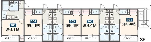 MELDIA西浦和Ⅱの間取り画像