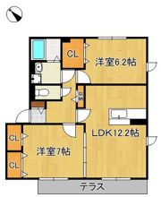 プレミールASO I C棟の間取り画像