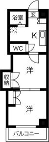 レジデンスカープ名古屋の間取り画像