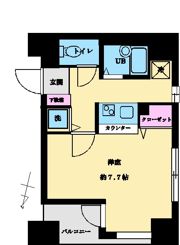 メインステージ六本木の間取り画像