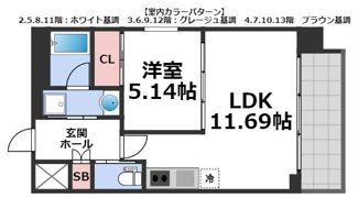 プレジオ荒本新町の間取り画像