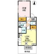 セジュール赤城Bの間取り画像