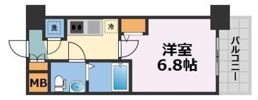 ラシュレエグゼ難波西の間取り画像