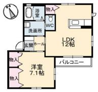 クレールメゾン（段原）の間取り画像