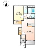 L Rの間取り画像