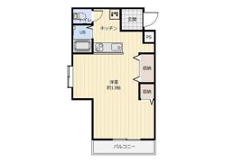 エレガンス大供の間取り画像