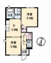 グランマスト論田Aの間取り画像