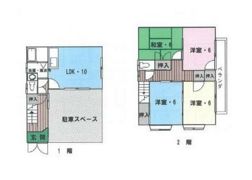 今4丁目貸家の間取り画像