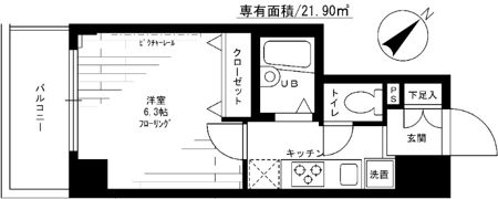 ステージファースト白山の間取り画像