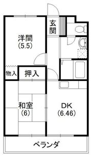 マンション歩の間取り画像
