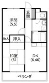 マンション歩の間取り画像