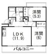 アルテール飯田の間取り画像