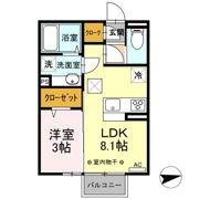 D-room貝沢町の間取り画像