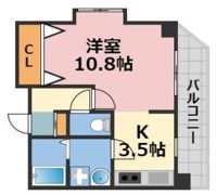 パークハイムうつぼの間取り画像