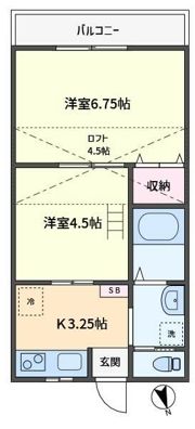 ヒルズヴィラ逗子B棟の間取り画像