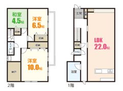 可部南四丁目戸建ての間取り画像