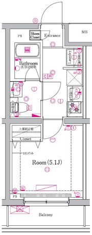 アゼスト金町の間取り画像