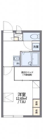 レオパレス福間駅東の間取り画像