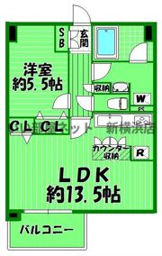 ベルジェンド青葉アルテナの間取り画像