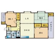 ミールム姪浜の間取り画像