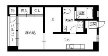 昌栄マンションの間取り画像