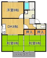 メゾンドリモージュの間取り画像