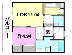 BOWマンションの間取り画像