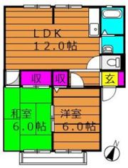 ヴュー葦高の間取り画像