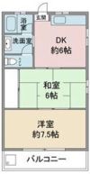 東和コーポの間取り画像