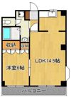 コーポ中の谷の間取り画像