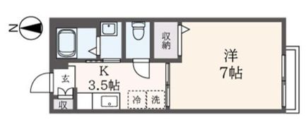 M．Yコートの間取り画像