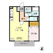 コンフォートⅠの間取り画像