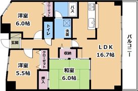 忠兵衛ビル晴嵐の間取り画像