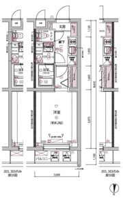 ARCOBALENO BUBAIGAWARAの間取り画像