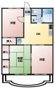 ロイヤルハイツの間取り画像